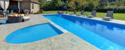 fiberglass pool splashpad