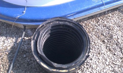 fiberglass pool sump tube