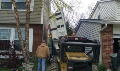 tight access for fiberglass pool